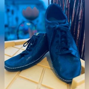 Cole Haan Nike Air size 14 wide black with white stitching